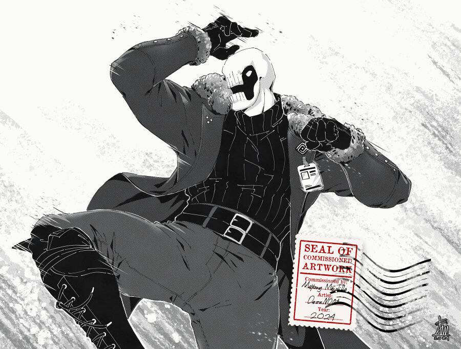 Single figure, Half body, Full canvas crop