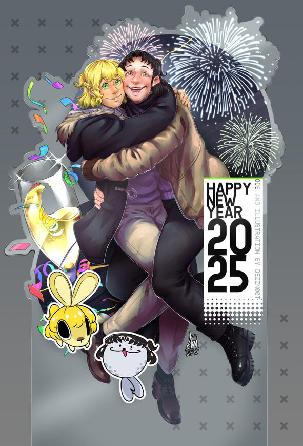 Couple Figure, Transparent Full Figure, Full Body